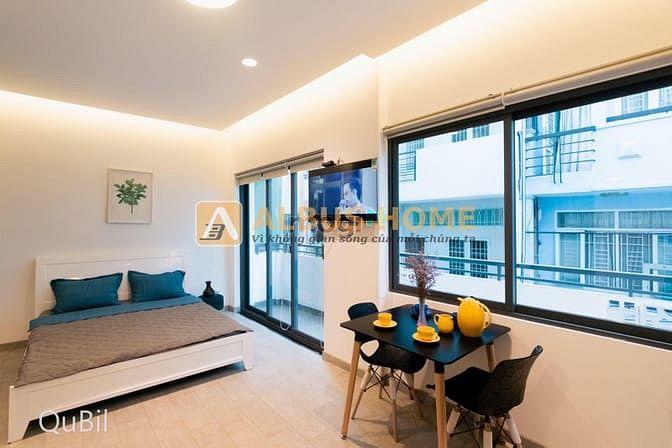 Hình ảnh CHDV STUDIO FULL NỘI THẤT có cửa sổ / ban công siêu thoáng