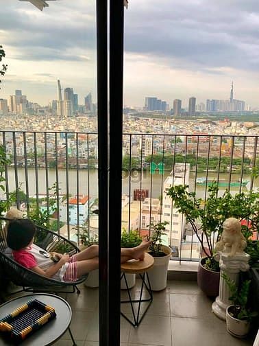 Hình ảnh Bán Căn Góc M One 2PN 2WC, 58m2, view sông, bitexco, full nt.