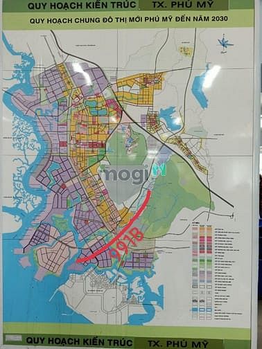 Hình ảnh Đất trung tâm Phú Mỹ đón đầu cao tốc BH - VT, cảng Cái Mép 519m2 giá1