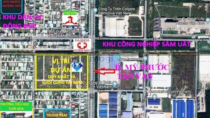 Hình ảnh Xuất cảnh cần bán gấp lô đất MT Mỹ Phước Tân Vạn trong KDC Mỹ Phước 3