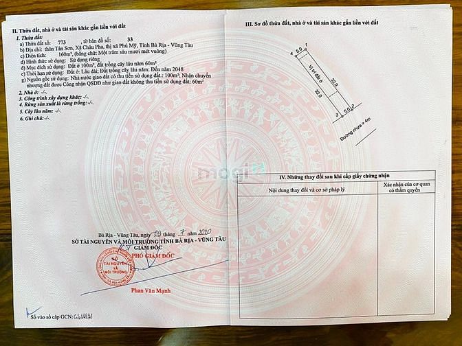Hình ảnh Chính chủ bán gấp đất Châu Pha
