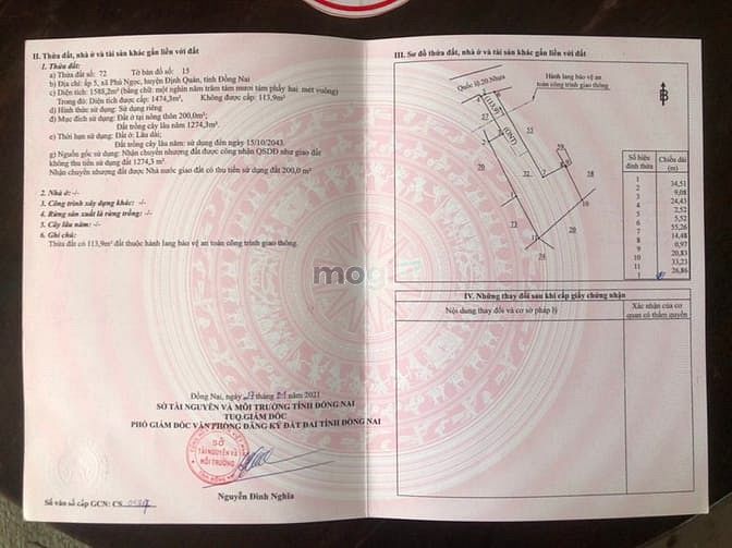 Hình ảnh Đất mặt tiền quốc lộ 20 tại Định Quán, Đồng Nai