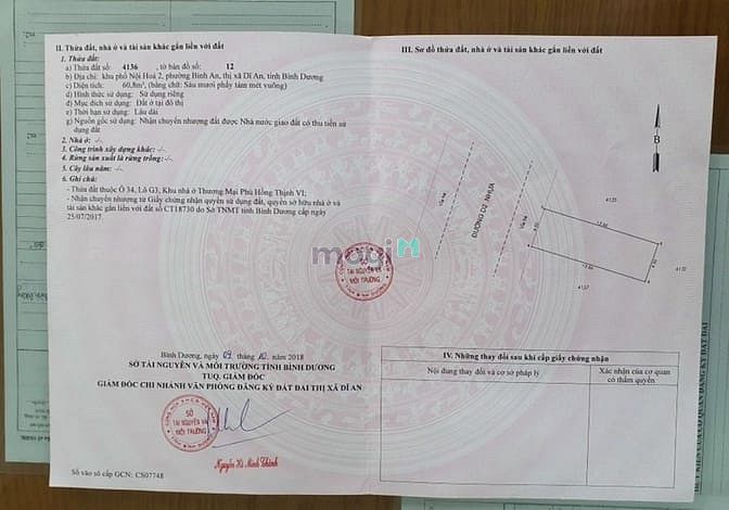 Hình ảnh Cần bán lô đất ngay quốc lộ 1K khu dân cư Phú Hồnng Thịnh 6, sổ riêng