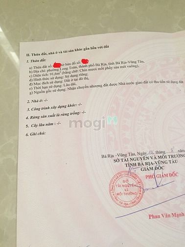 Hình ảnh Bán đất MT Phan Thanh Giản, Long Toàn, TP Bà Rịa