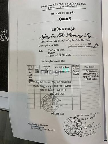 Hình ảnh Bán khu đất thổ cư quận 9 giá cực hấp dẫn