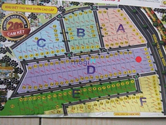 Hình ảnh bán đất mặt tiền cây thông ngoài thuận tiện .Dân cư đông đúc
