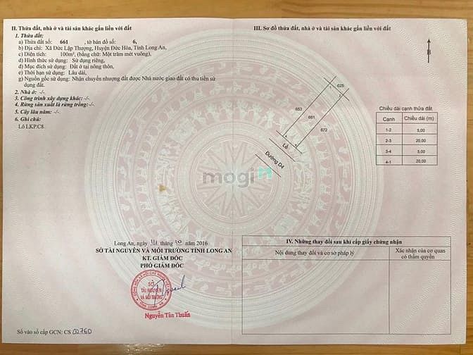 Hình ảnh Bán lô đất 100m2 trong KDC Daresco, Long An