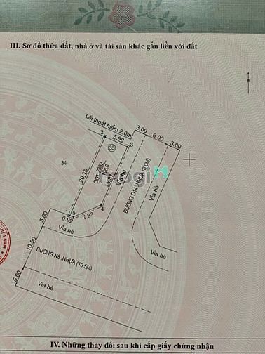 Hình ảnh Bán đất dĩ an bình dương đường nhựa 8m vỉa hè