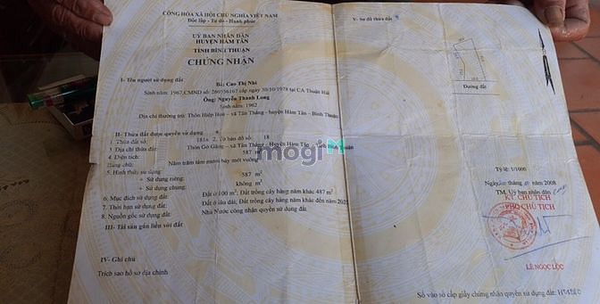 Hình ảnh Đất tân thắng bình thuận. Gần biển giá 1 tỷ 850 tr