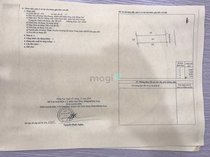Hình ảnh Đất nền thổ cư phường Tân Phong - Tp Biên Hòa giá rẻ
