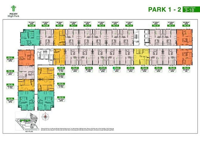 Hình ảnh Giỏ hàng 200 căn đẹp nhất của Park 1 DA Pi City