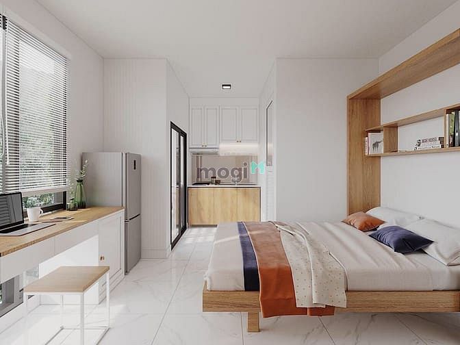 Hình ảnh Căn hô Full nội thất, studio+balcon, thoáng mát, Bình thạnh