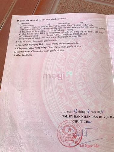 Hình ảnh Đất mt số 9. Trường học cấp 3 tân thắng bình thuận.