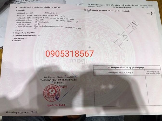 Hình ảnh Đất DARESCO đường Tỉnh Lộ 8, giá rẻ