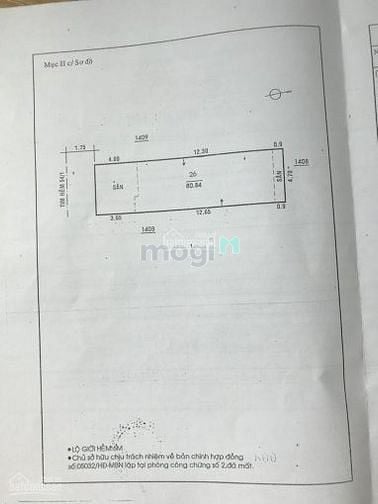 Hình ảnh Bán nhà Bạch Đằng, Phường 2, Tân Bình, 4.7*17.2, 14.5 Tỷ TL