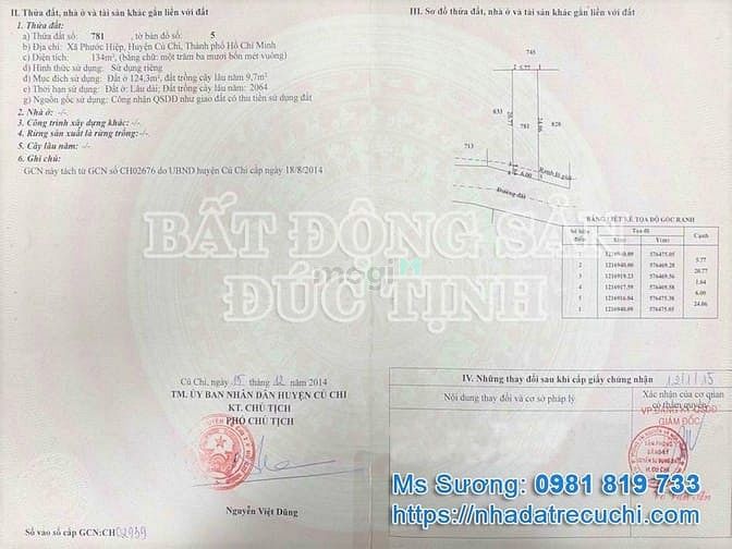 Hình ảnh Bán đất thổ cư xã Phước Hiệp - Củ Chi