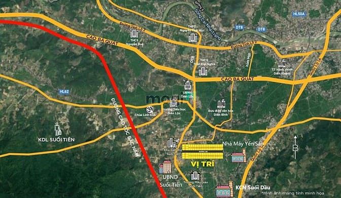Hình ảnh Đất sổ đổ suối Tiên – Diên Khánh 100m2 full thổ cư giá tốt