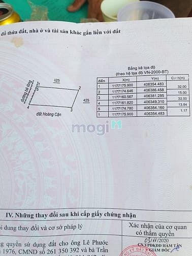 Hình ảnh Đất thổ cư 456 m2. Tân thắng ,Bình thuận. Kẹt tiền cần bán gấp giá 700