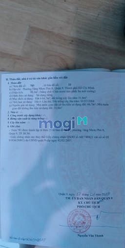 Hình ảnh Bán Lô Đất Đường Làng Tăng Phú Ngay ĐH GTVT, DT 98m2