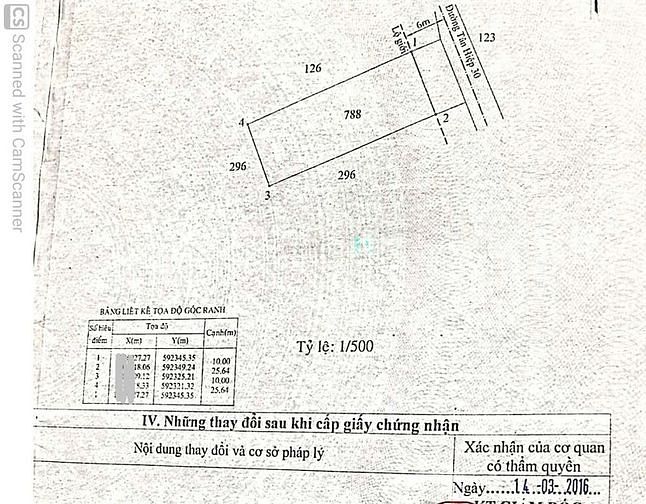 Hình ảnh Bán đất đường Tân Hiệp 30 xã Tân Hiệp huyện hóc môn