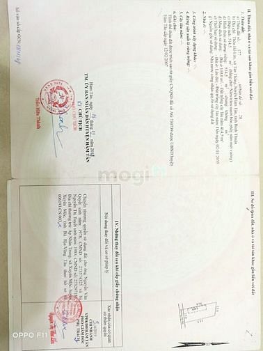 Hình ảnh Đất MẶT TIỀN 18. Hồ lân. Tân Thắng .Bình Thuận. Giá 2 tỷ 600 tr