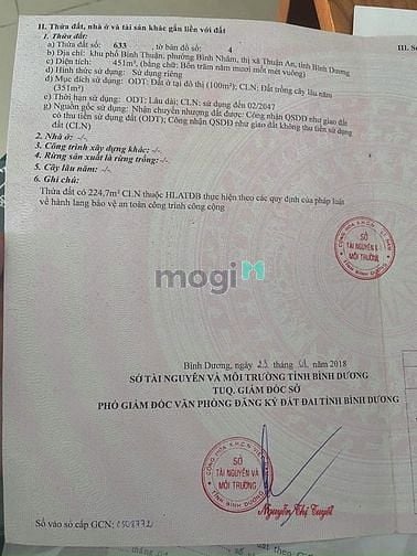 Hình ảnh Bán đất mặt tiền đường nhựa 8m