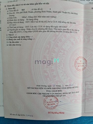 Hình ảnh Bán đất mặt tiền đường nhựa 5m thông