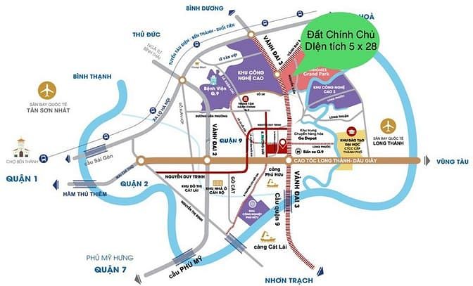 Hình ảnh Bán đất mặt tiền thổ cư, Quận 9, cách Nguyễn Xiển 50m