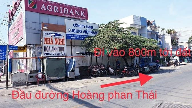 Hình ảnh Đất MẶT TIỀN HOÀNG PHAN THÁI, SHR, Giá chỉ 18tr/m2, SỔ RIÊNG