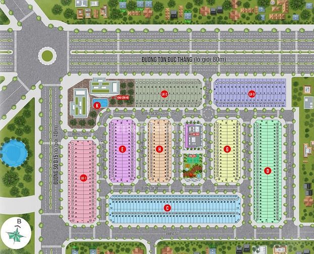 Hình ảnh Dự án The Centre House Nhơn Trạch MT Tôn Đức Thắng 25B, vị trí độc tôn