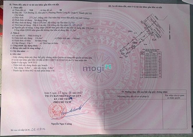 Hình ảnh Đất đường 22, Dương Đình Hội, Phước Long B, Q 9, 275m, giá 17 tỷ.Sổ đỏ
