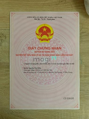 Hình ảnh Bán lô đất chính chủ đường Trần Khát Chân Thọ Xương Bắc Giang