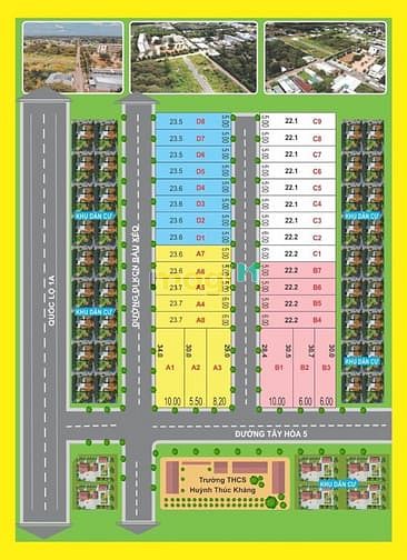 Hình ảnh Bán lô đất nền thổ cư 100% liền kề KCN Bàu Xéo. Đối diện trường cấp 2