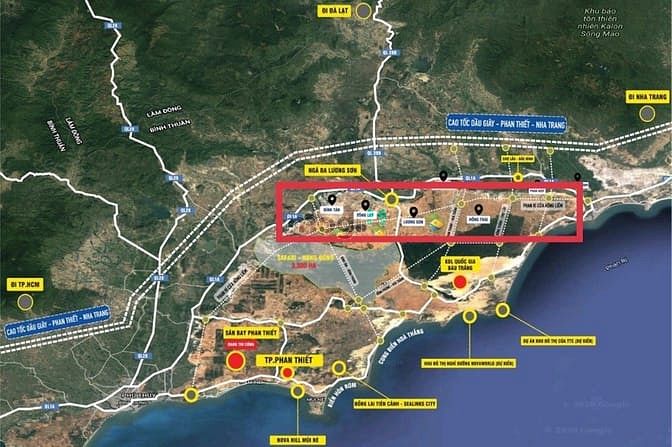 Hình ảnh Lô đất liền kề Cao tốc Dầu Giây - Phan Thiết chỉ từ 70k/m2