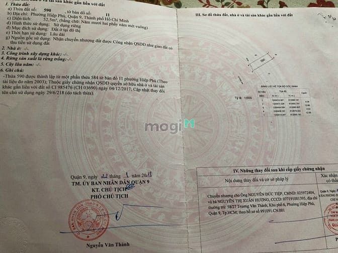 Hình ảnh • Đất Mặt Tiền đường 904, Xa Lộ Hà Nội, Phường Hiệp Phú. Q9, Tp Thủ Đứ