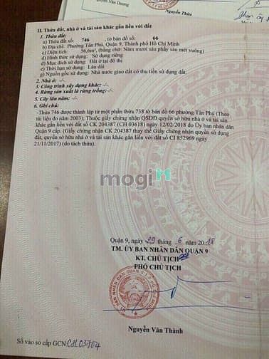 Hình ảnh Bán lô đất hẻm 4, đường 100A, cầu xây . Phường Hiệp Phú tp Thủ Đức