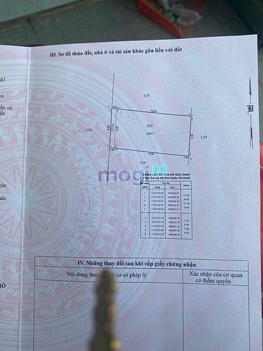 Hình ảnh Bán đất THỔ CƯ xã Vĩnh Lộc A, DT: 8x15m, Giá: 3.1 tỷ