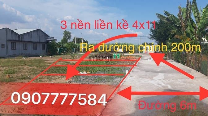 Hình ảnh Bán 3 lô đất thổ cư, sổ riêng, bao chuyển nhượng, xây dựng hết đất