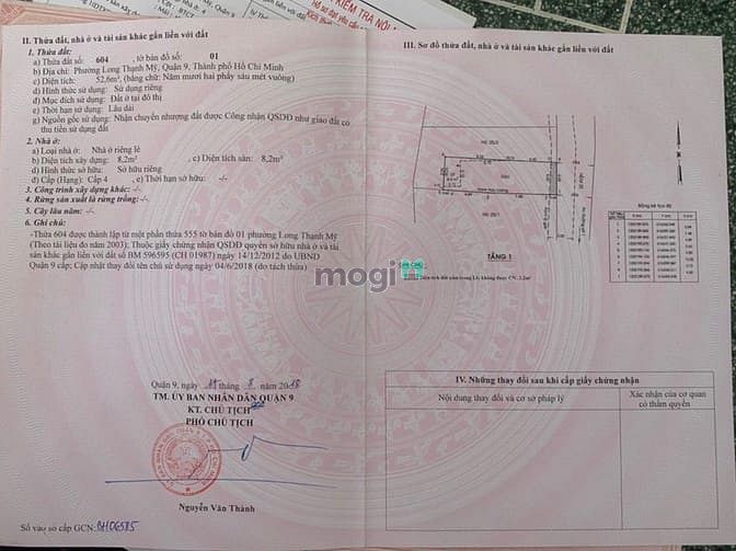 Hình ảnh Bán Lô Đất 53m2 Đường Số 1 Hoàng Hữu Nam Gần BX Miền Đông