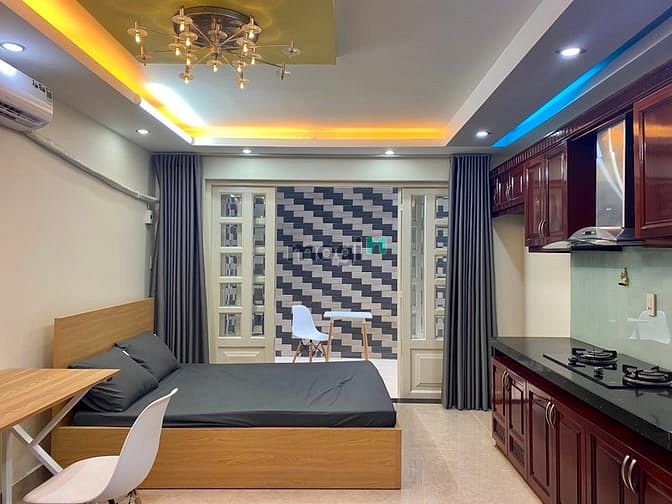 Hình ảnh Căn Hộ Studio Bình Thạnh Full Nội Thất 30m2 Rộng Rãi Thoáng Mát