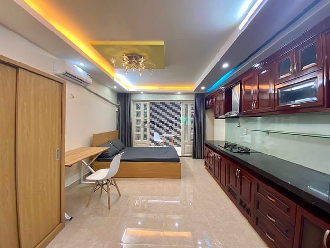 Hình ảnh Căn Hộ Studio Bình Thạnh Full Nội Thất 30m2 Rộng Rãi Thoáng Mát