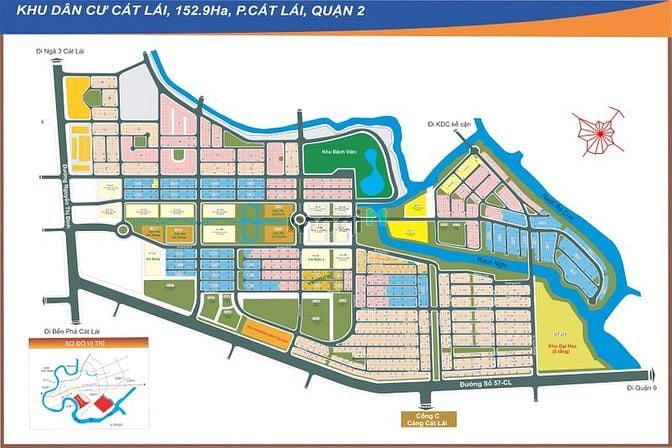 Hình ảnh Bán đất Kiến Á, Cát Lái, dt 5x20m, hướng Đông Nam, sổ hồng.