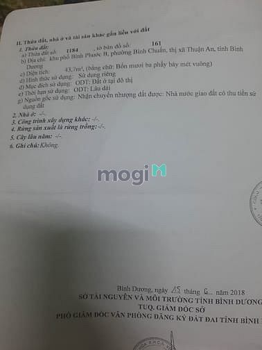 Hình ảnh Bán nhà bình chuẩn thuận an bình dương