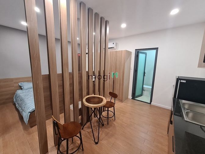 Hình ảnh Studio_BAN CÔNG_Full nội thất gỗ cao cấp_45m2_chợ Tân Định_Hồ con rùa