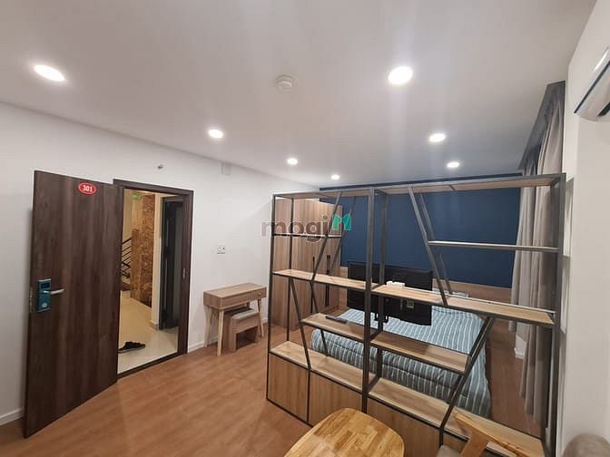 Hình ảnh Studio_BAN CÔNG_Full nội thất gỗ cao cấp_45m2_chợ Tân Định_Hồ con rùa