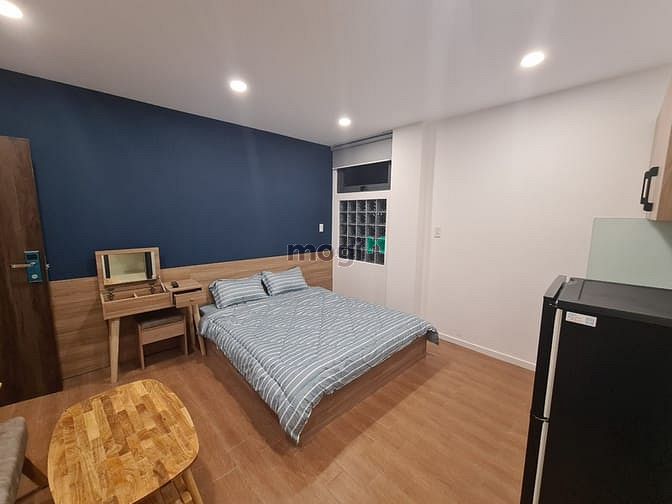 Hình ảnh Studio_BAN CÔNG_Full nội thất gỗ cao cấp_45m2_chợ Tân Định_Hồ con rùa