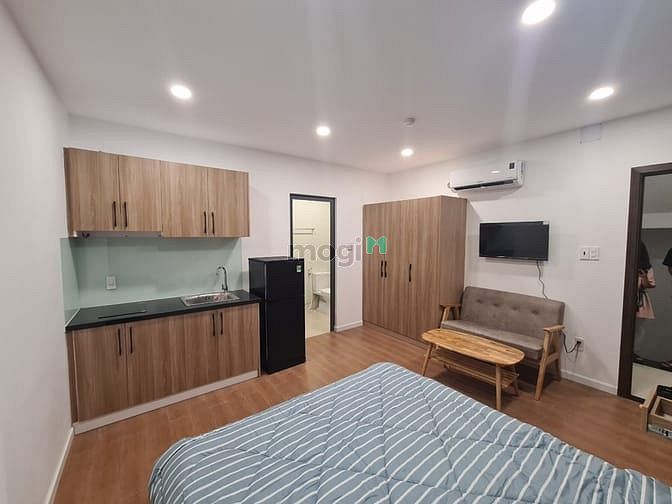 Hình ảnh Studio_BAN CÔNG_Full nội thất gỗ cao cấp_45m2_chợ Tân Định_Hồ con rùa