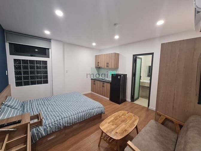 Hình ảnh Studio_BAN CÔNG_Full nội thất gỗ cao cấp_45m2_chợ Tân Định_Hồ con rùa