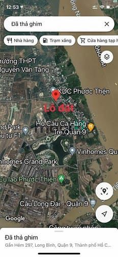 Hình ảnh Bán Lô Góc 2 Mặt Tiền Đường Phước Thiện Đối Diện VinCiTy
