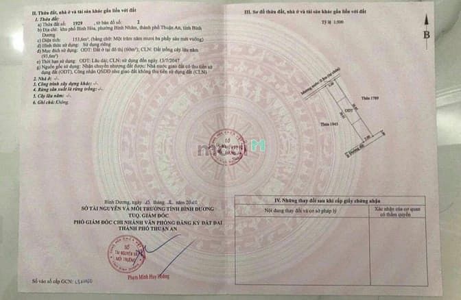 Hình ảnh đất bán giá tốt - khu vực bình nhâm